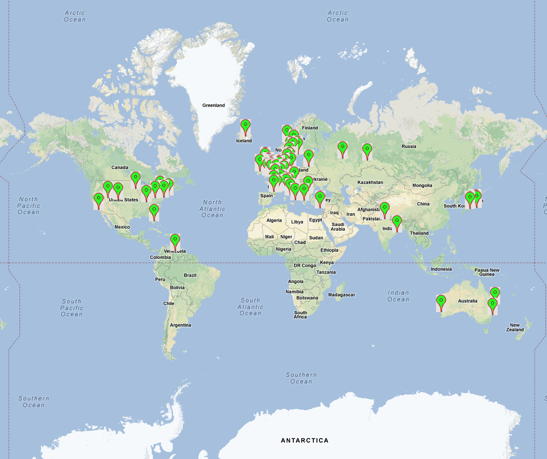 IP Cameras around the world