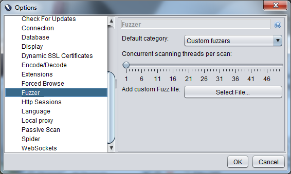 Adding a custom fuzz list